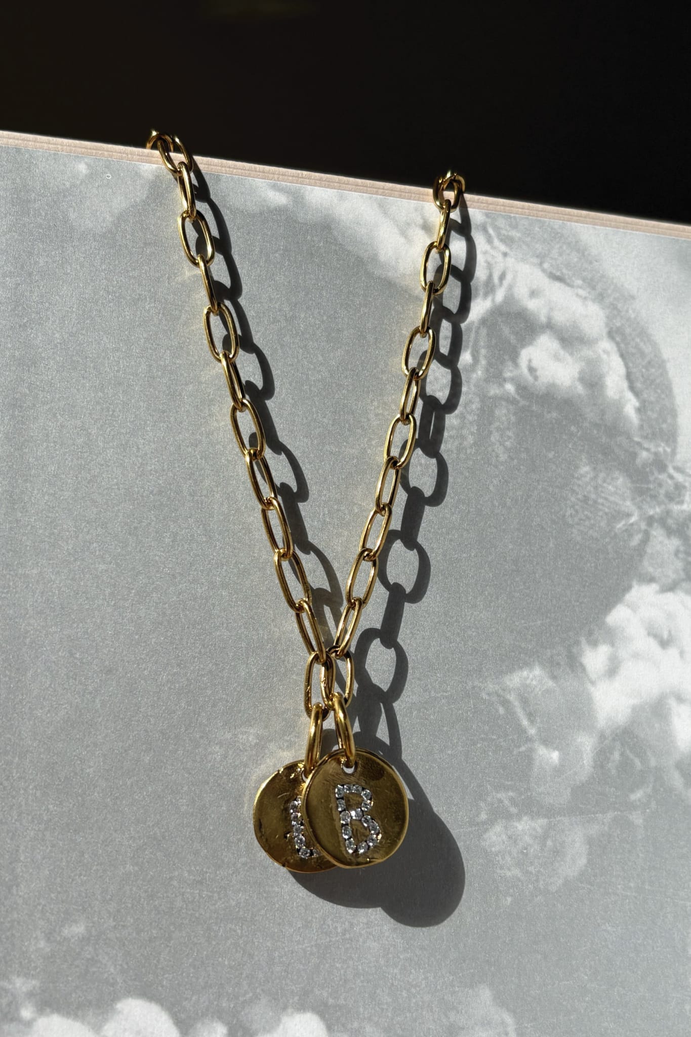Collar Iniciales #3 - Con brillantes